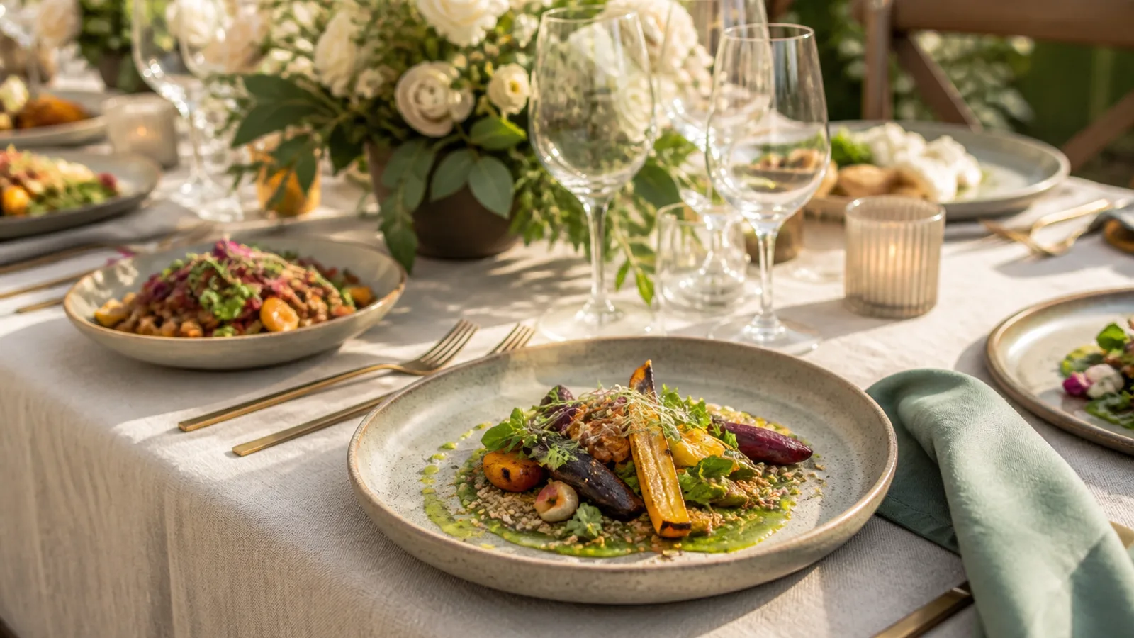 Cómo elegir catering vegano para tu boda